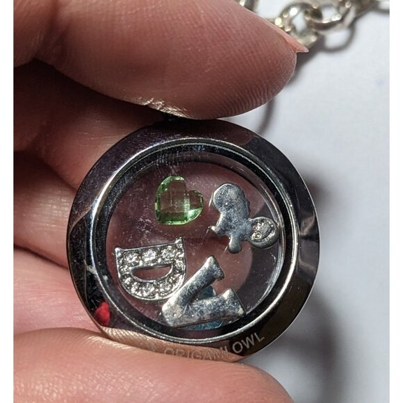 Origami Owl Silver Floating Locket Necklace - Picture 7 of 9